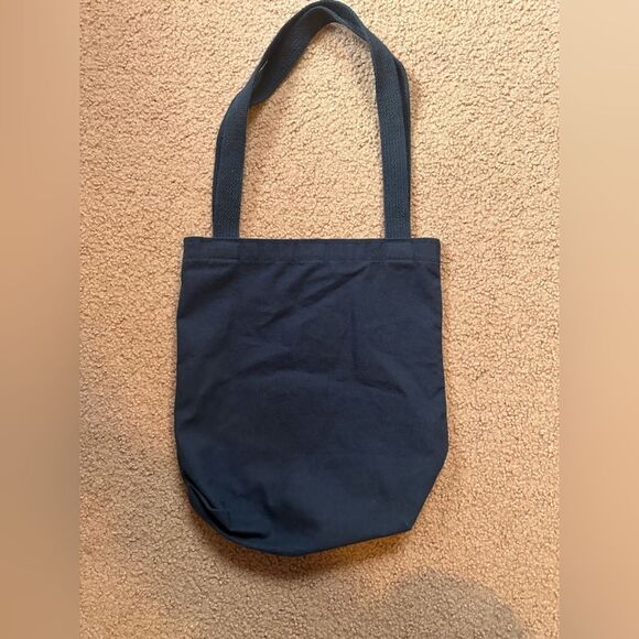 Vintage NWOT Small Knoll Navy Blue Tote Bag - Picture 2 of 3